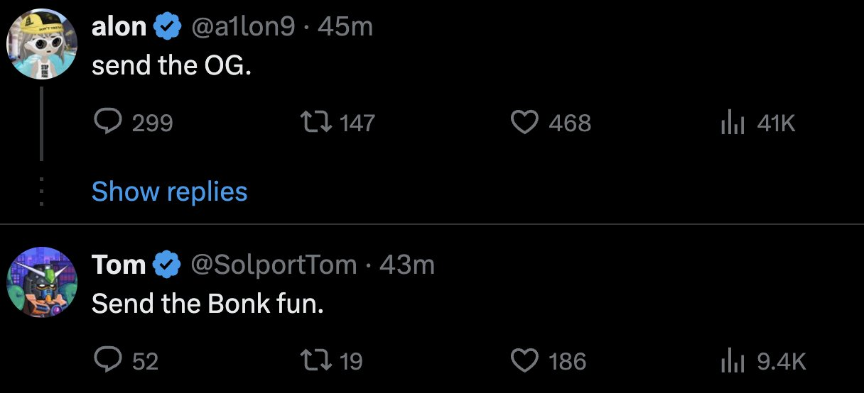 Bonk.fun与Pump.fun同名币之争：$GLONK双雄博弈谁主沉浮