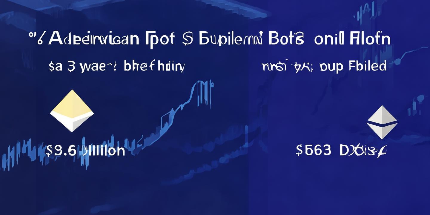 美国以太坊现货ETF净流出1130万美元 比特币现货ETF净流入640万美元