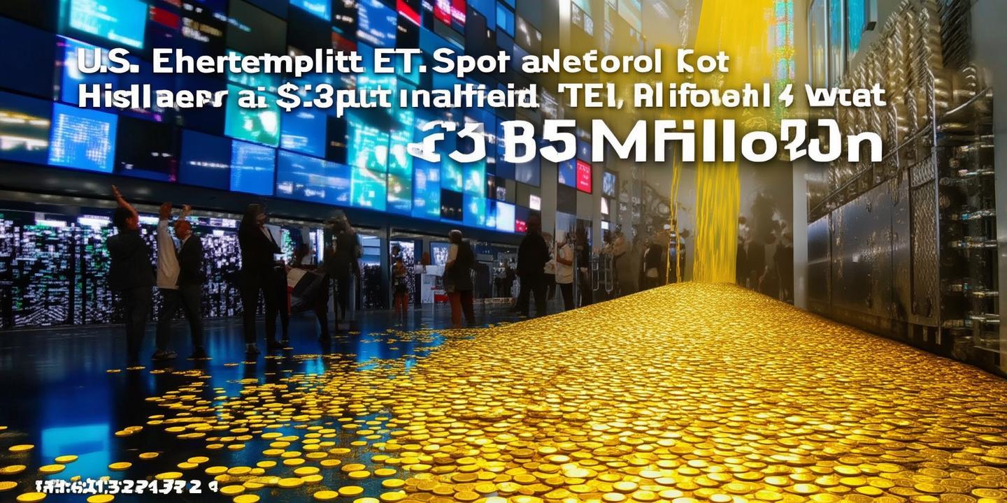 美国以太坊现货ETF净流入3.83亿美元创纪录